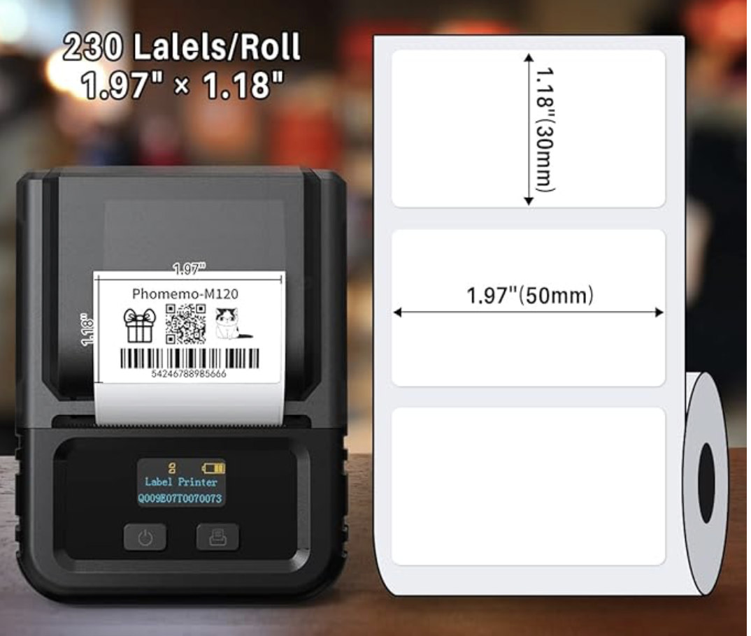 Phomemo Thermal Label Rolls
